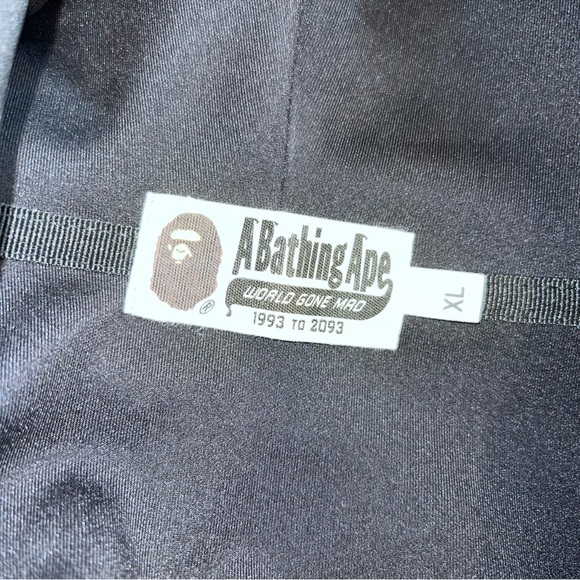 Bape Performance Black Zip Up Hoodie - Picture 8 of 8